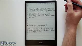 Onyx Boox Convert Handwritten Notes to Typed Text Feature [upl. by Wolfram459]