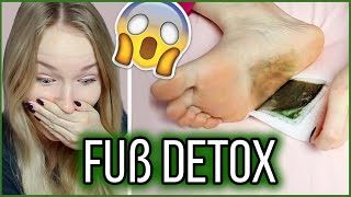 DETOX Fußpflaster  EKELHAFTER LIVE TEST Wirkt es tatsächlich TheBeauty2go [upl. by Ornie]