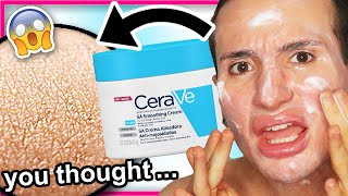 I tried the CERAVE SA CREAM for ONE WEEK FULL REVIEW please save your money [upl. by Ramsdell]