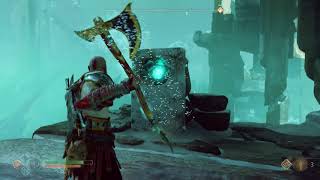 God of War Use Winds of Hel Open Big Gate Escape From Helheim [upl. by Lleret732]