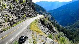 Scenic Drive from Vancouver to Kamloops via Whistler  with Chill Music [upl. by Wilonah]