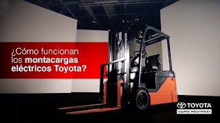 Montacargas Eléctricos Toyota  ¿Cómo funcionan [upl. by Rellim]