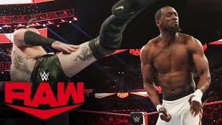 Aleister Black vs Kenneth Johnson Raw Jan 27 2020 [upl. by Cristine709]