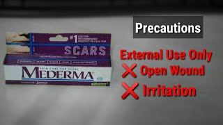 Mederma Cream  Review  How to Use  Precautions  Pharmacy Guruji 🏥 [upl. by Pinsky]