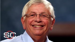 David Stern longtime NBA commissioner dies at age 77  SportsCenter [upl. by Fidel]