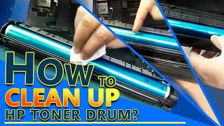 How to clean HP Tonner drum  HP Toner collection unit [upl. by Yelrebma]