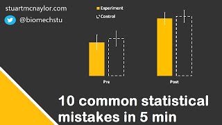 Ten Statistical Mistakes in 5 Min [upl. by Also]