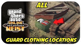 All Guard Clothing Locations Cayo Perico Heist [upl. by Otnas314]