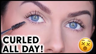 HOW TO KEEP STRAIGHT LASHES CURLED ALL DAY [upl. by Anrym]