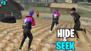 HIDE amp SEEK IN FREE FIRE Free fire attacking squad ranked gameplay tamil rj rock [upl. by Abisha]