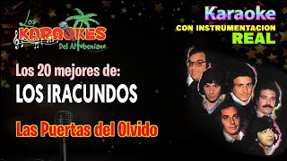 Los Iracundos  Las puertas del olvido Karaoke [upl. by Lancey48]