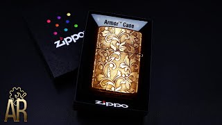 Zippo Lighter engraving  Awesome Armor Edition [upl. by Yoshiko100]