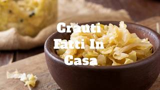 Crauti Fermentati Fatti In Casa Paleo e Vegan [upl. by Thgiled]