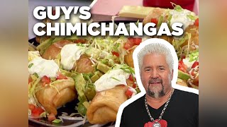 Guy Fieris Top Notch Top Round Chimichangas  Guy Off the Hook  Food Network [upl. by Amar382]