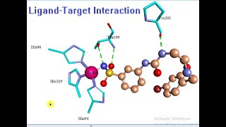 Discovery Studio Visualizer tutorial 3  Ligandtarget interaction 3D MajidAli2020 [upl. by Robet]