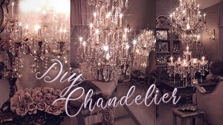 Diy Chandelier Makeover  How To Paint A Vintage Chandelier Without Losing Its Value [upl. by Cigam]