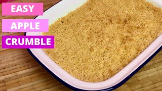 Easy Apple Crumble Recipe UK [upl. by Gignac]