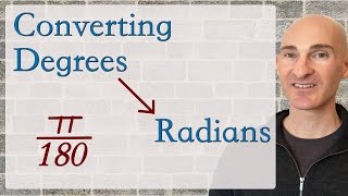 Converting Degrees to Radians [upl. by Stevy]