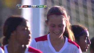 GOAL Canada Jordyn HUITEMA No 9  CanadaSoccerEN GrenadaFootball CU17W [upl. by Metzger821]