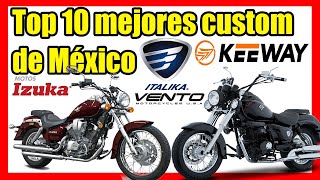 Top 10 Las mejores Motos Chopper de México  baja cilindrada [upl. by Merl]