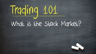 Trading 101 What is the Stock Market [upl. by Thorrlow]