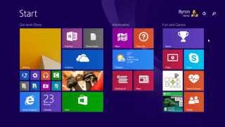 Microsoft Windows 81 Installing Store and Desktop Apps [upl. by Airitak]