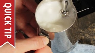 How to AutoFroth Milk for Lattes [upl. by Enelec]