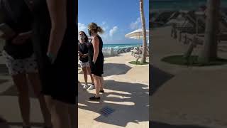 Walk through Playacar Palace All Inclusive Resort in Playa Del Carmen Mexico [upl. by Nnav]