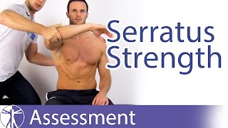 Serratus Anterior Strength Test [upl. by Etteroma]