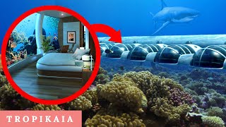 FIJI UNDERWATER HOTEL Is The Poseidon Undersea Resort Real [upl. by Marj]