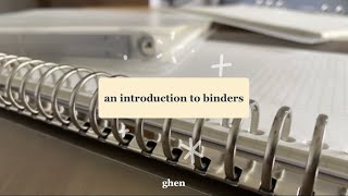 an introduction to binders [upl. by Aylward]