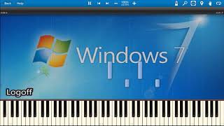 WINDOWS 7 SOUNDS IN SYNTHESIA [upl. by Codee]