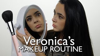 Veronicas Makeup Routine  Merrell Twins [upl. by Hairacaz61]