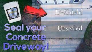 DIY Seal A Concrete Driveway [upl. by Noiraa]