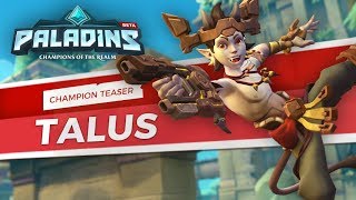 Paladins  Champion Teaser  Talus of the Skadrin [upl. by Lekar]