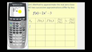 Newtons Method [upl. by Cowley343]