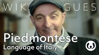 Italys Piedmontese language casually spoken  Giorgio speaking Piedmontese  Wikitongues [upl. by Aikemahs]