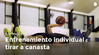 Entrenamiento individual tiro a canasta  Baloncesto [upl. by Ragucci]