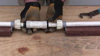 How to repair PVC pipe The Compression Fitting [upl. by Fleming]