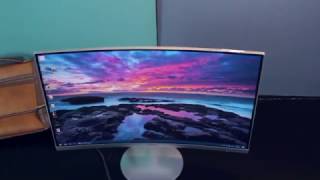 Samsung Curved Monitor with 1800R 27 inch  Review [upl. by Marti]