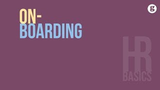 HR Basics Onboarding [upl. by Juditha623]