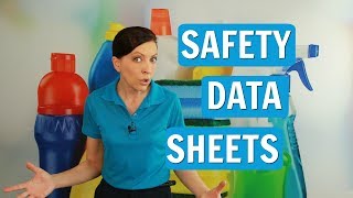 Safety Data Sheets SDS for House Cleaning Supplies [upl. by Caspar]