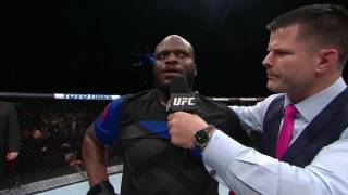 Fight Night Halifax Derrick Lewis Octagon Interview [upl. by Tsenre922]