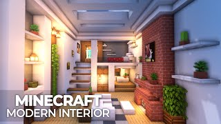 Minecraft Modern Room Tutorial  Interior 1 [upl. by Ominorej]