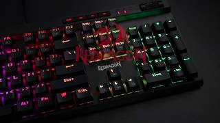 Redragon K580 VATA Blue Switch RGB Macro Mechanical Gaming Keyboard [upl. by Ziagos]