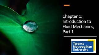 Introduction to Fluid Mechanics Part 1 [upl. by Nealon]