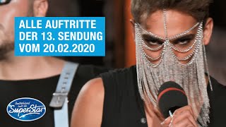 Alle Auftritte der 13 Sendung vom 20022021  DSDS 2021 [upl. by Katrina7]