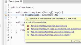 How To Create a Simple Java Program Using Eclipse [upl. by Aymahs677]