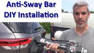 DIY Trailer AntiSway Bar Installation and use [upl. by Airlee]