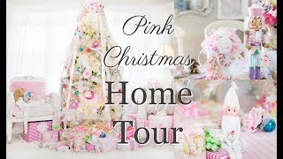 🎄PINK CHRISTMAS HOME TOUR 🎄 [upl. by Demetra892]